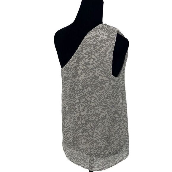 Gilli Womens Patterned Lined One-shoulder Sedona Top Gray Size Small - Picture 4 of 6